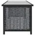  Set mobilier de grădină cu perne, 9 piese, antracit, poliratan