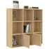  Bibliotecă, stejar Sonoma, 98 x 30 x 98 cm, lemn prelucrat