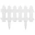  Borduri de gazon, 25 buc., alb, 10 m, PP
