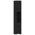  Dulap de baie, negru, 30x30x183,5 cm, lemn prelucrat