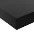  Rafturi de perete suspendate, 2 buc., negru, 120 x 20 x 3,8 cm