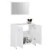  Set de mobilier de baie, alb, lemn prelucrat