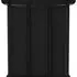  Raft expunere 15 cuburi, cutii, negru, 103x30x175,5 cm, textil