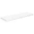  Raft de perete suspendat, alb extralucios, 80x23,5x3,8 cm, MDF