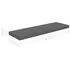  Raft de perete suspendat, gri extralucios, 80x23,5x3,8 cm, MDF