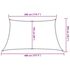  Pânză parasolar, roșu, 3/4x2 m, HDPE, 160 g/m²