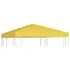  Acoperiș de pavilion, galben, 3 x 3 m, 270 g/m²