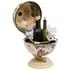  Bar tip glob pământesc suport sticle vin, alb, eucalipt