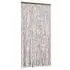  Perdea pentru insecte, gri taupe și alb, 100 x 220 cm, chenille