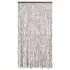  Perdea pentru insecte, gri taupe și alb, 100 x 220 cm, chenille
