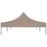  Acoperiș pentru cort de petrecere, gri taupe, 6 x 3 m, 270 g/m²