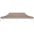  Acoperiș pentru cort de petrecere, gri taupe, 6 x 3 m, 270 g/m²