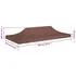  Acoperiș pentru cort de petrecere, maro, 6 x 3 m, 270 g/m²