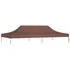  Acoperiș pentru cort de petrecere, maro, 6 x 3 m, 270 g/m²