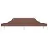  Acoperiș pentru cort de petrecere, maro, 6 x 3 m, 270 g/m²