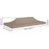  Acoperiș pentru cort de petrecere, gri taupe, 6 x 3 m, 270 g/m²