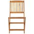  Set mobilier grădină pliabil, 3 piese, lemn masiv acacia