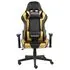  Scaun de jocuri pivotant, auriu, PVC