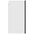  Dulap suspendat “Lyon”, negru, 80 x 31 x 60 cm, lemn prelucrat