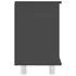  Dulap de baie, negru, 60 x 32 x 53,5 cm, lemn prelucrat