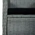  Set mobilier de exterior cu perne,7 piese,gri deschis,poliratan