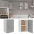  Dulap suspendat “Lyon”, gri beton, 39,5x31x60 cm
