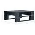  Set mobilier paleți cu perne, 6 piese, negru, lemn pin tratat