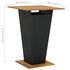  Set mobilier bar de grădină, 5 piese, negru