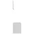  Set mobilier de baie, 2 piese, alb, PAL