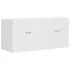  Set mobilier de baie, 2 piese, alb, PAL
