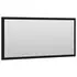  Set mobilier de baie, 2 piese, negru, PAL
