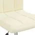  Scaun de birou pivotant, crem, material textil