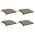  Perne de scaun, 4 buc., gri taupe, 50x50x7 cm, textil oxford