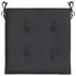  Perne scaune grădină 6 buc. negru 50x50x3 cm țesătură Oxford