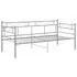  Cadru pat canapea, gri, 90x200 cm, metal