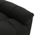  Fotoliu de masaj rabatabil, negru, material textil