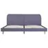  Cadru de pat, gri deschis, 180 x 200 cm, material textil