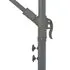 Umbrelă consolă de grădină cu stâlp din aluminiu, taupe, 300 cm