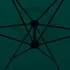  Umbrelă de soare de grădină în consolă, verde, 3 m