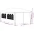  Cort pentru petrecere, antracit, 3 x 6 m