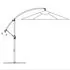  Umbrelă de soare de grădină în consolă, verde, 3 m