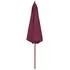  Umbrelă de soare exterior, stâlp din lemn, 300 cm, roșu bordo