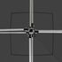  Cort de petrecere pliabil, antracit, 2 x 2 m, aluminiu