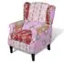  Fotoliu cu design petice, material textil 