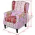  Fotoliu cu design petice, material textil 