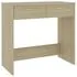  Birou, stejar sonoma, 80 x 40 x 75 cm, lemn prelucrat