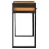  Birou cu 2 sertare, 100x40x75 cm, lemn de tec