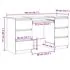  Birou de scris, stejar sonoma, 140x50x77 cm, lemn prelucrat