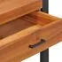  Birou cu 2 sertare, 100x40x75 cm, lemn de tec