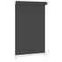  Jaluzea tip rulou de exterior, negru, 140x230 cm